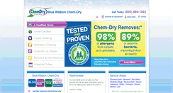 Desktop Screenshot of blueribbonchemdry.com